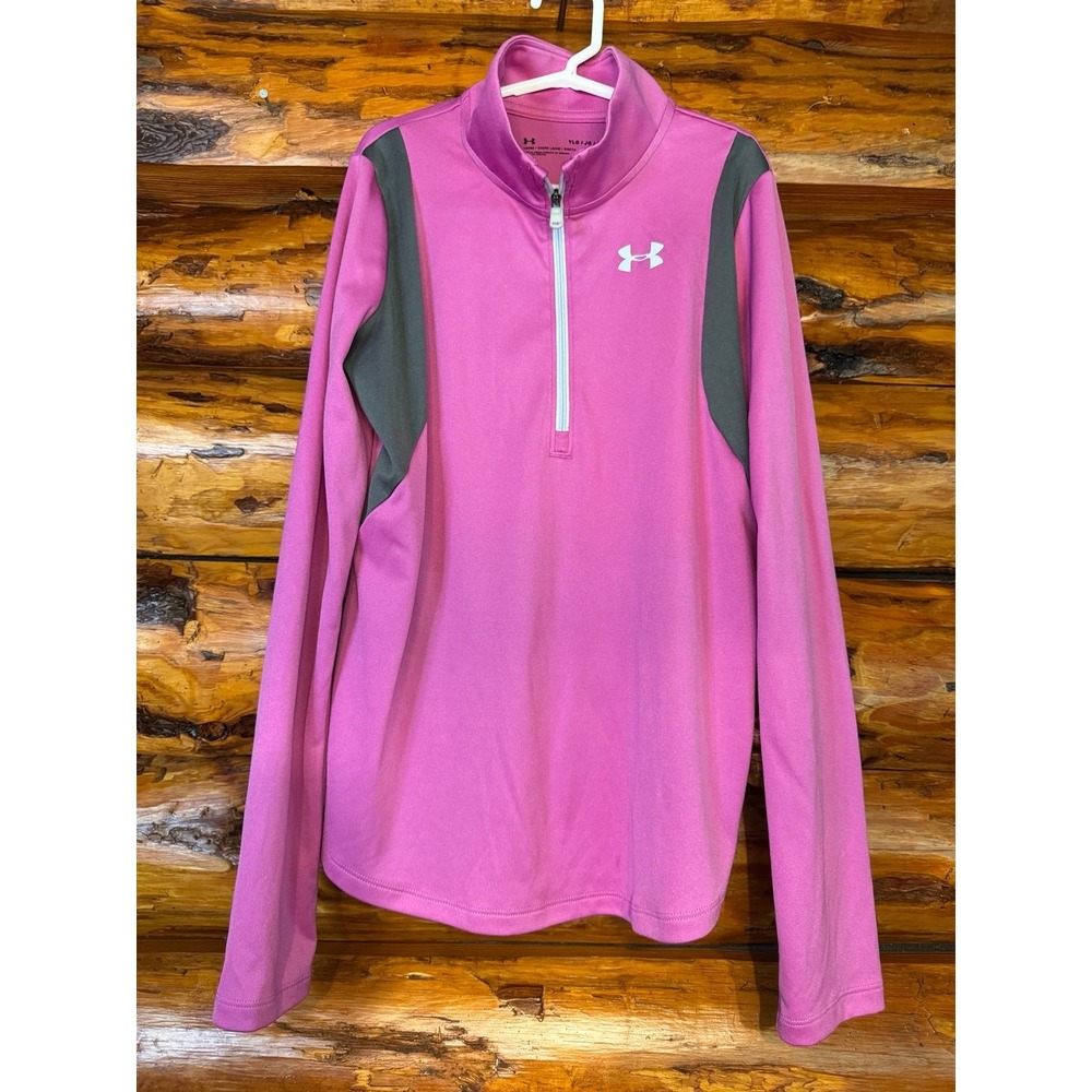 Under Armour 1/4 Zip Long Sleeve Youth Large